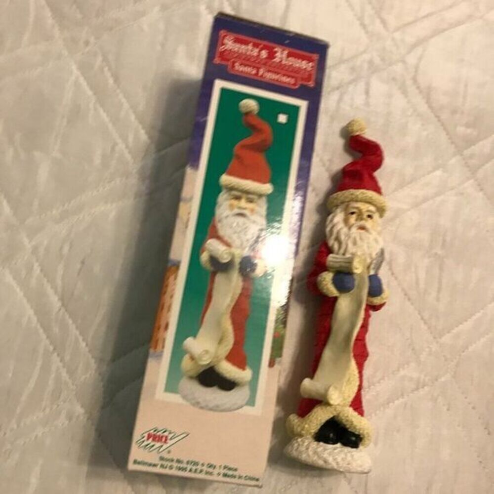 1995‎ Vintage Price Santas House Christmas Collection Santa checking List